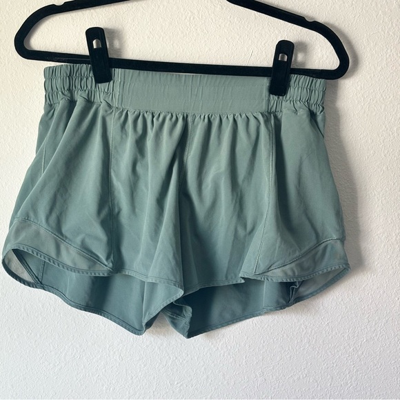 lululemon athletica Sage Green Athletic Shorts - Picture 1 of 4